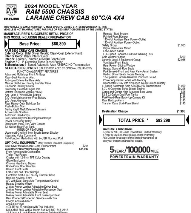 Used 2024 RAM 5500 Laramie image 19