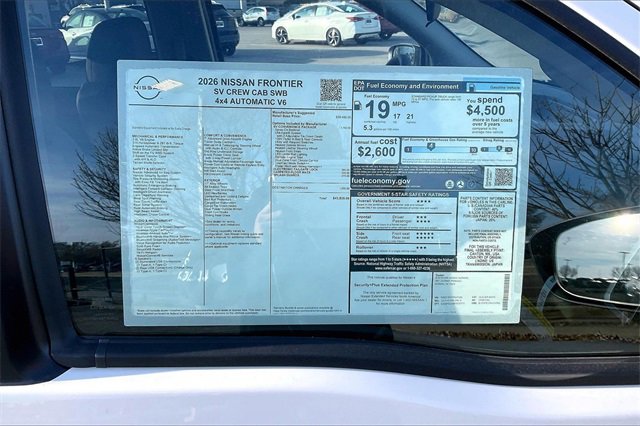 New 2026 Nissan Frontier SV w/ SV Convenience Package image 12