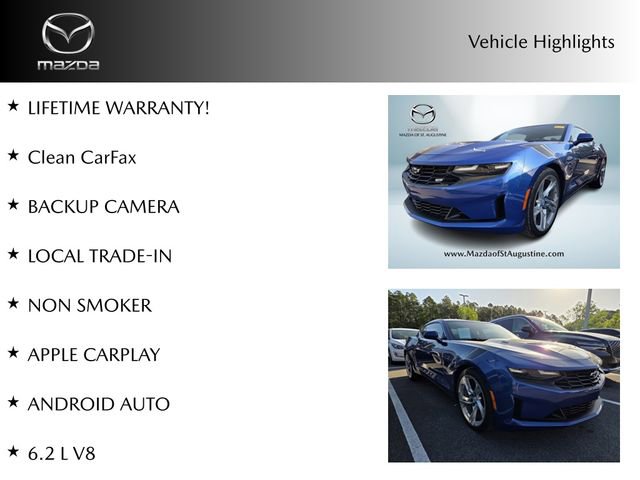Used 2020 Chevrolet Camaro LT RWD image 2