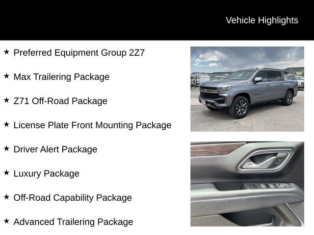 Used 2022 Chevrolet Suburban Z71 w/ Z71 Off-Road Package AWD/4WD image 7