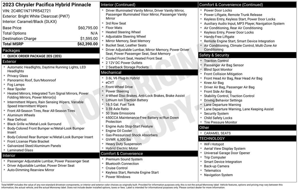 Used 2023 Chrysler Pacifica Pinnacle image 5