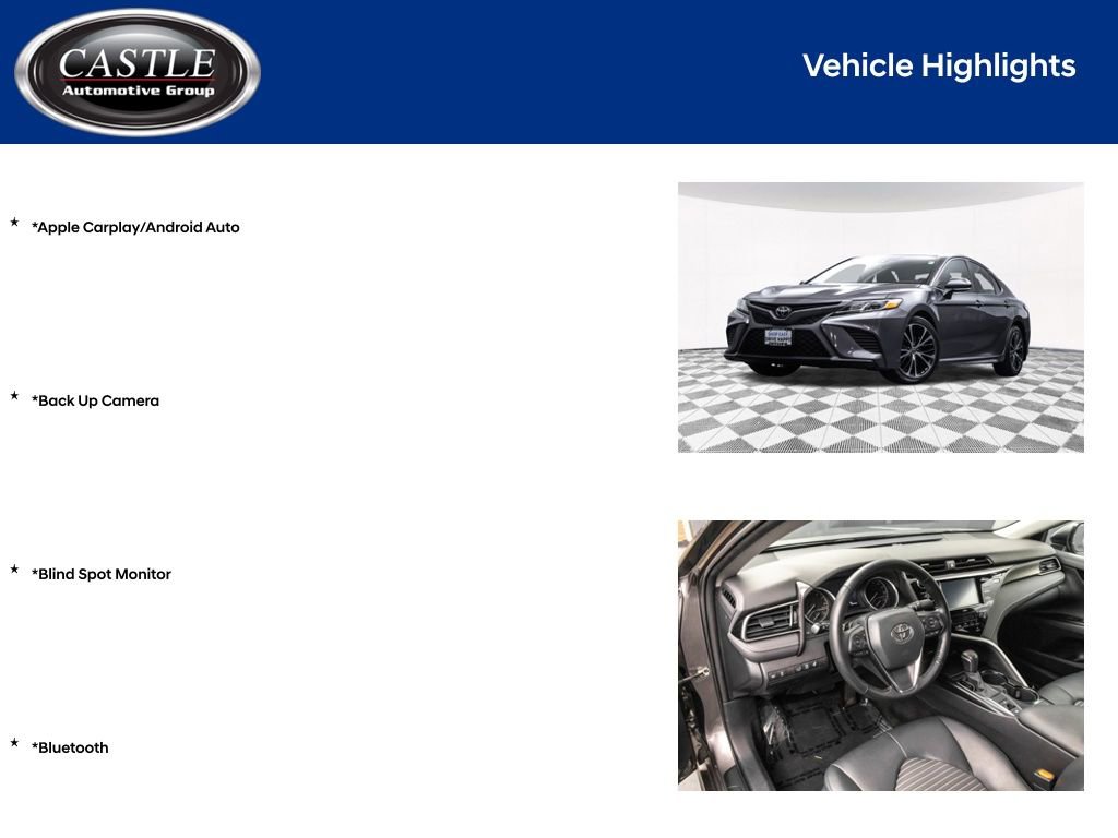 Used 2020 Toyota Camry SE w/ Moonroof Package image 4