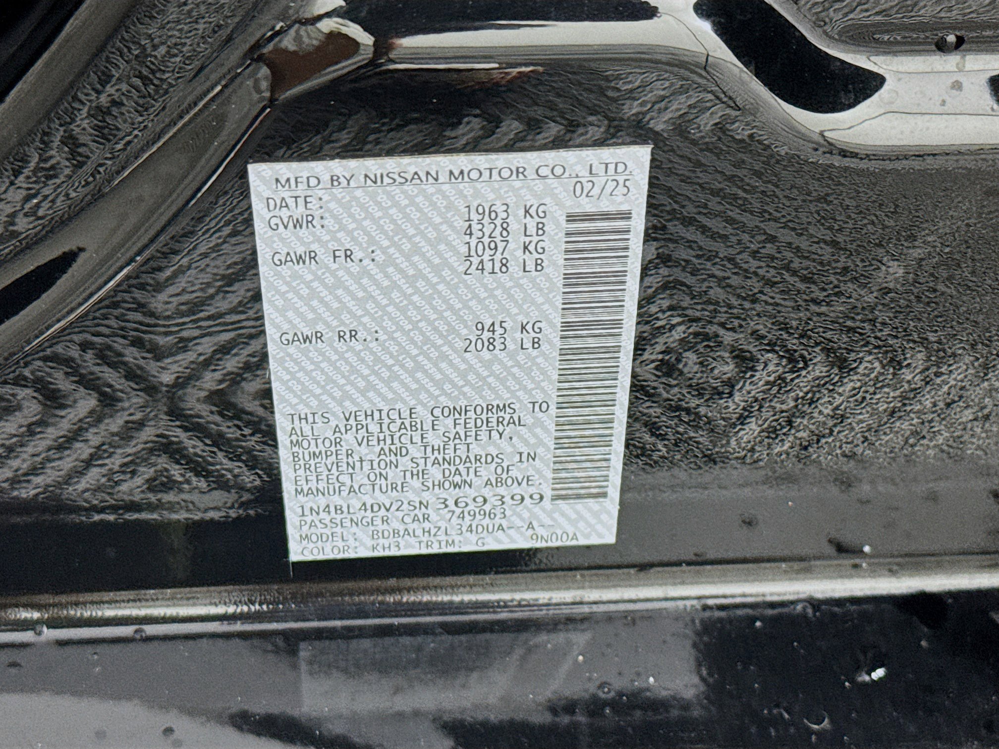 Used 2025 Nissan Altima 2.5 SV image 39