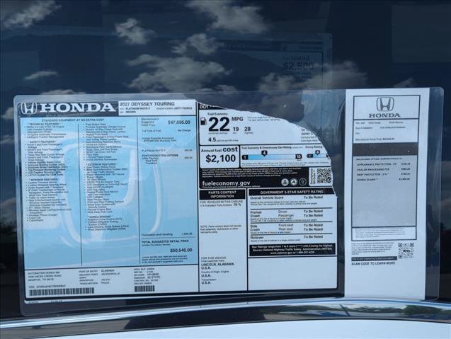 New 2027 Honda Odyssey Touring image 24