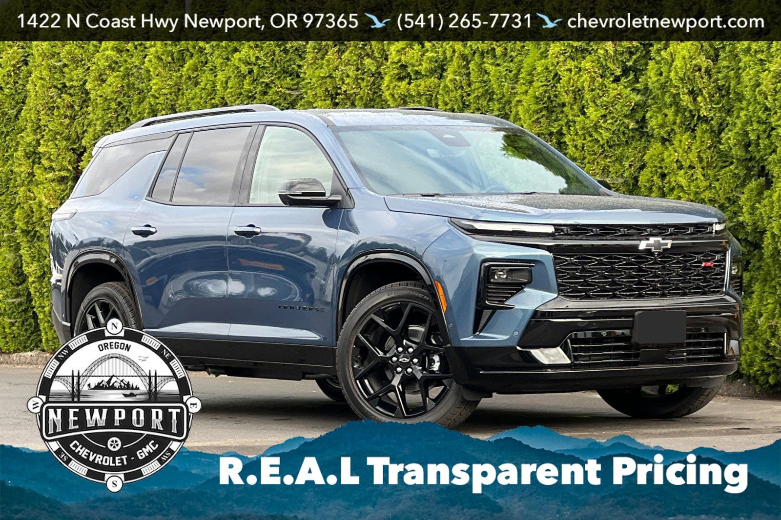 New 2026 Chevrolet Traverse RS w/ LPO, Floor Liner Package