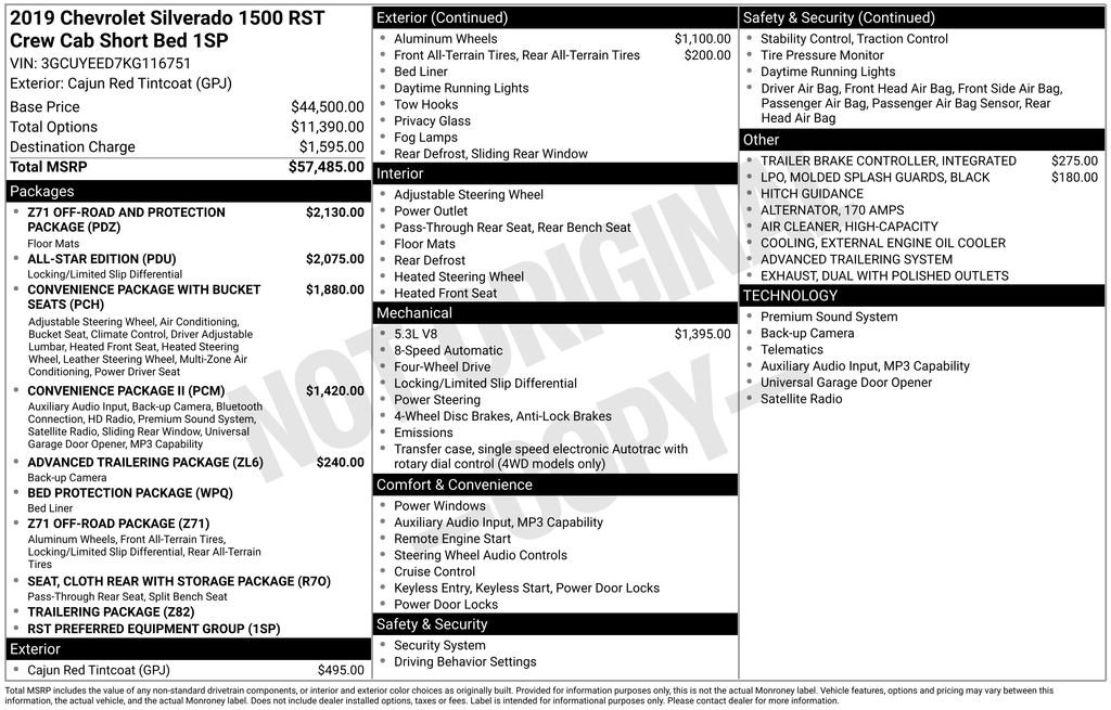 Used 2019 Chevrolet Silverado 1500 RST image 2