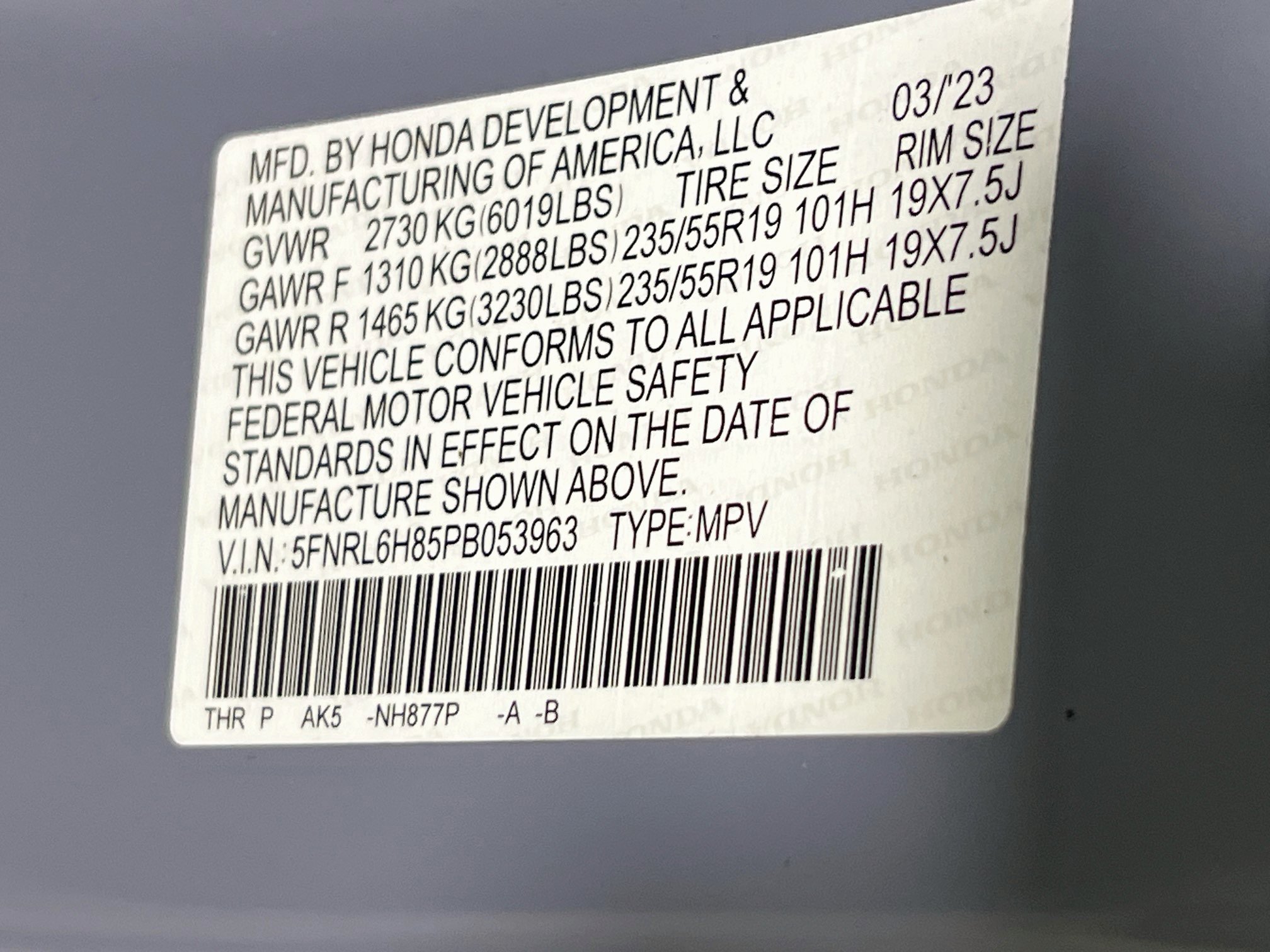Used 2023 Honda Odyssey Touring image 33