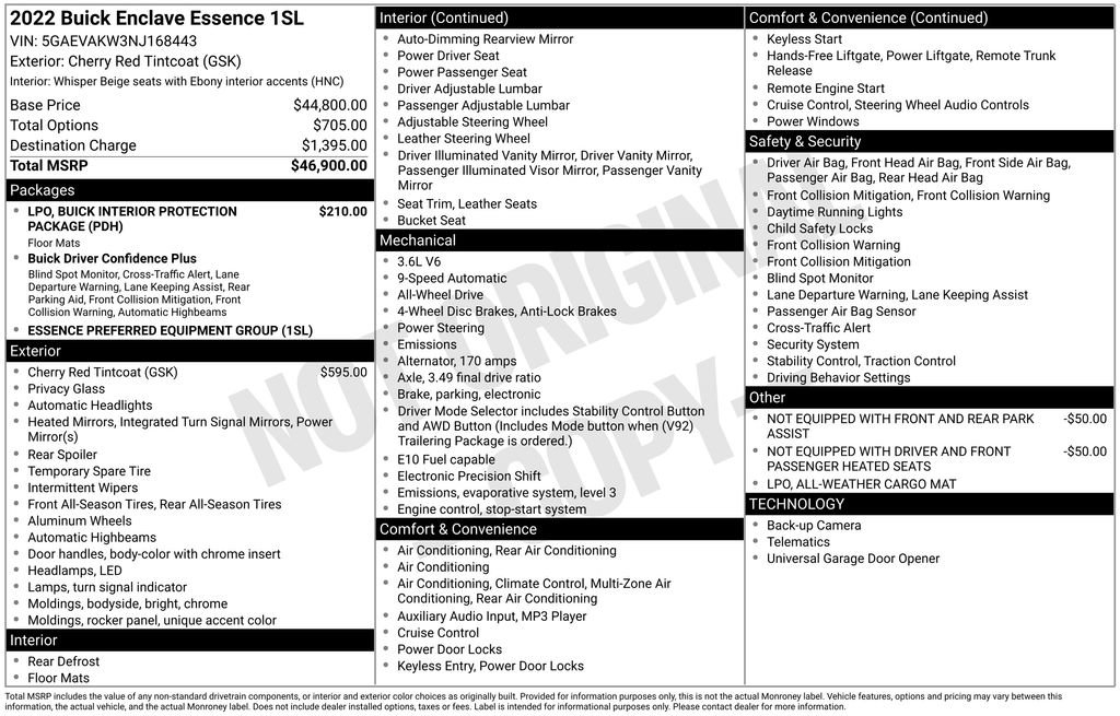 Certified 2022 Buick Enclave Essence image 4