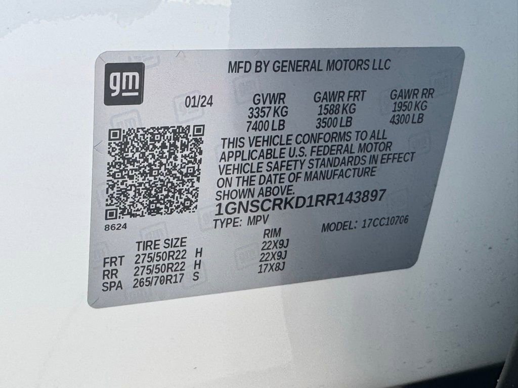 Used 2024 Chevrolet Tahoe RST w/ Luxury Package image 35