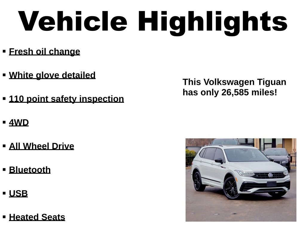 Used 2022 Volkswagen Tiguan SE R-Line image 36
