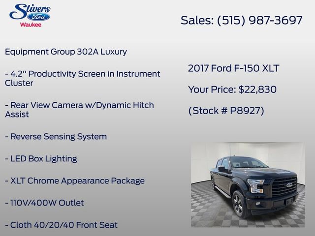 Used 2017 Ford F150 XLT w/ Equipment Group 302A Luxury image 15