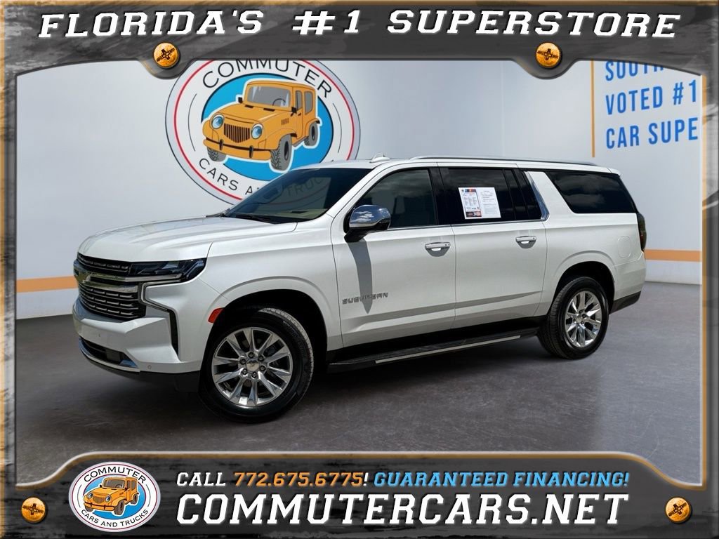 Used 2021 Chevrolet Suburban Premier w/ Premium Package AWD/4WD image 1