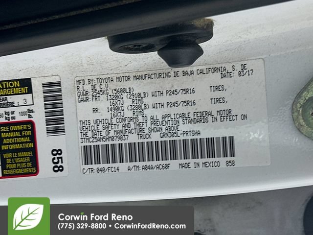 Used 2017 Toyota Tacoma SR5 w/ Tow Package AWD/4WD image 30