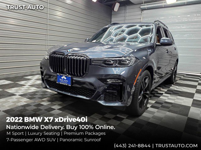 Used 2022 BMW X7 xDrive40i w/ M Sport Package AWD/4WD video 1