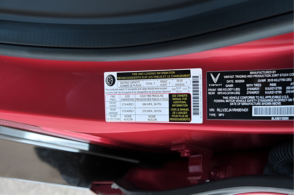 New 2024 VinFast VF 9 Plus AWD/4WD image 46