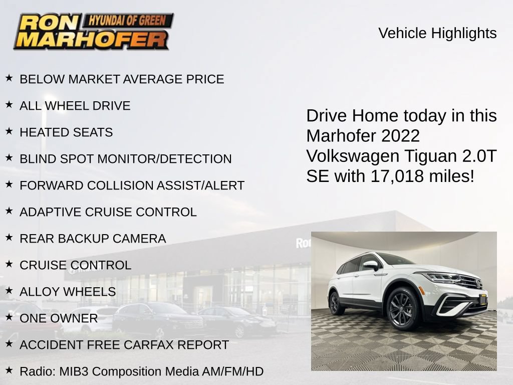 Used 2022 Volkswagen Tiguan SE AWD/4WD image 13