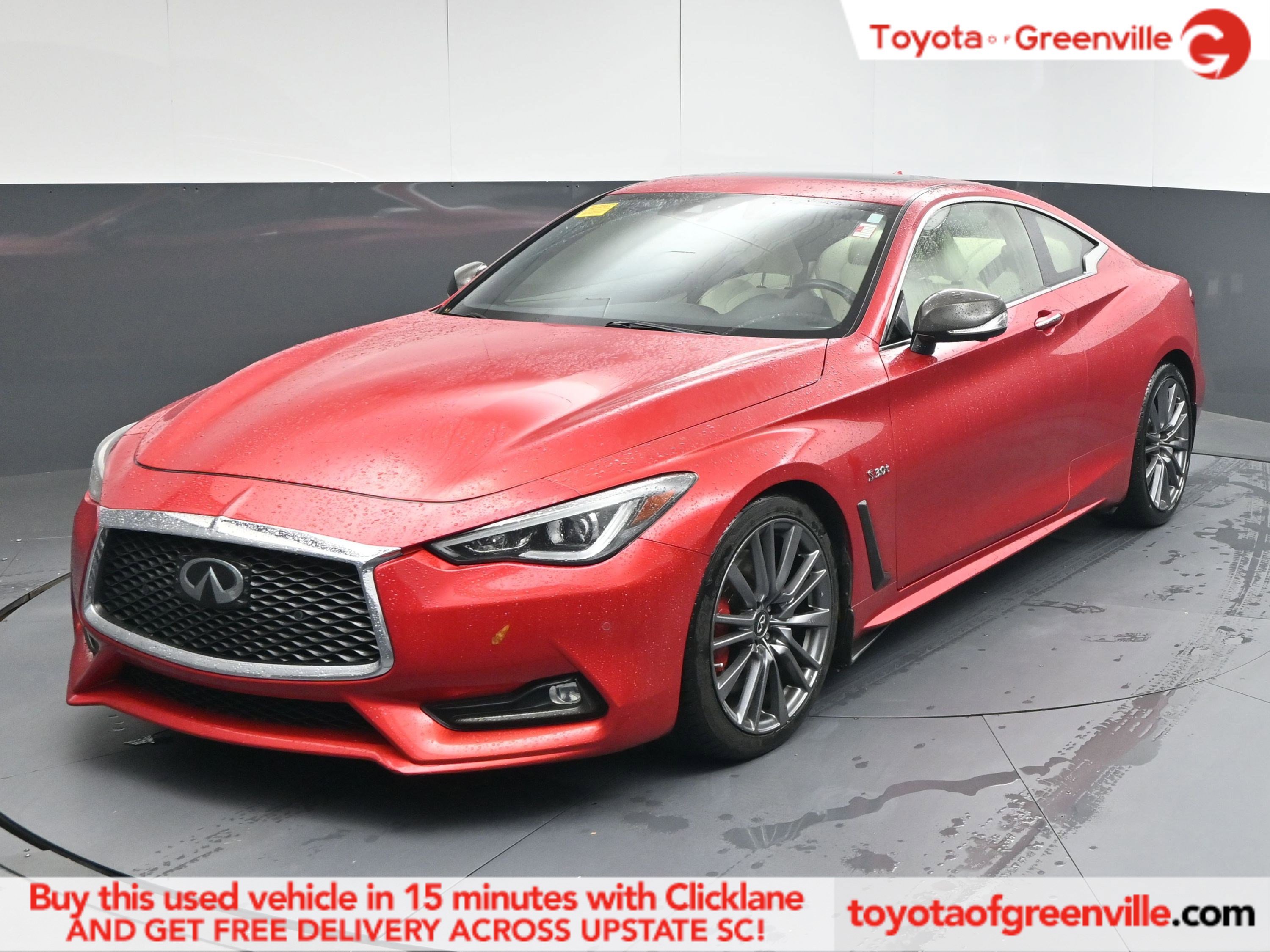 Used 2017 INFINITI Q60 Red Sport 400
