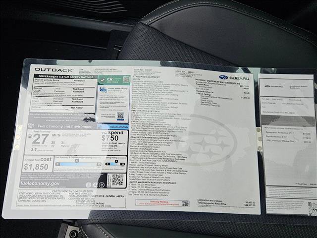 New 2026 Subaru Outback Limited w/ Premium/Limited Package 2 AWD/4WD image 18