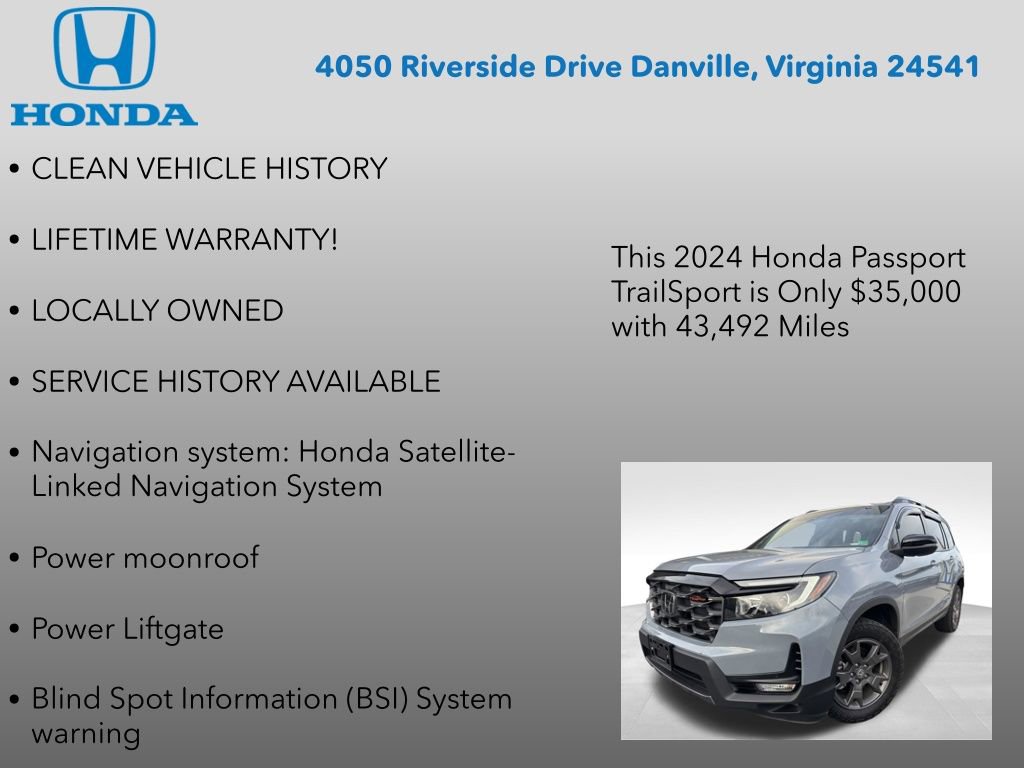 Used 2024 Honda Passport TrailSport image 7
