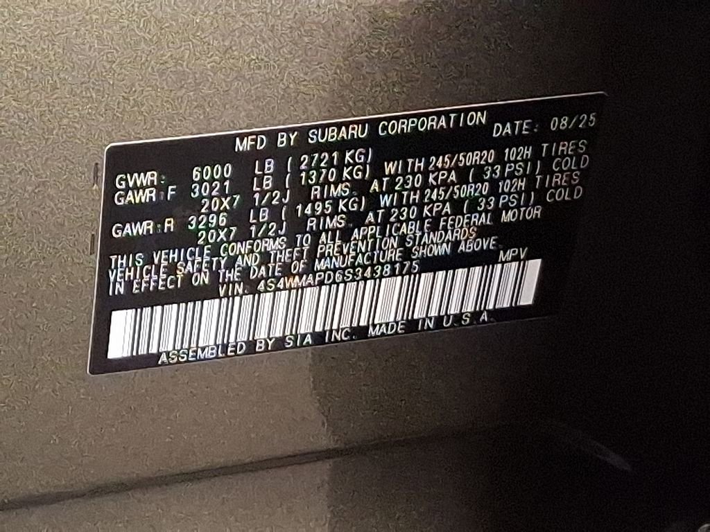 New 2025 Subaru Ascent Limited image 14