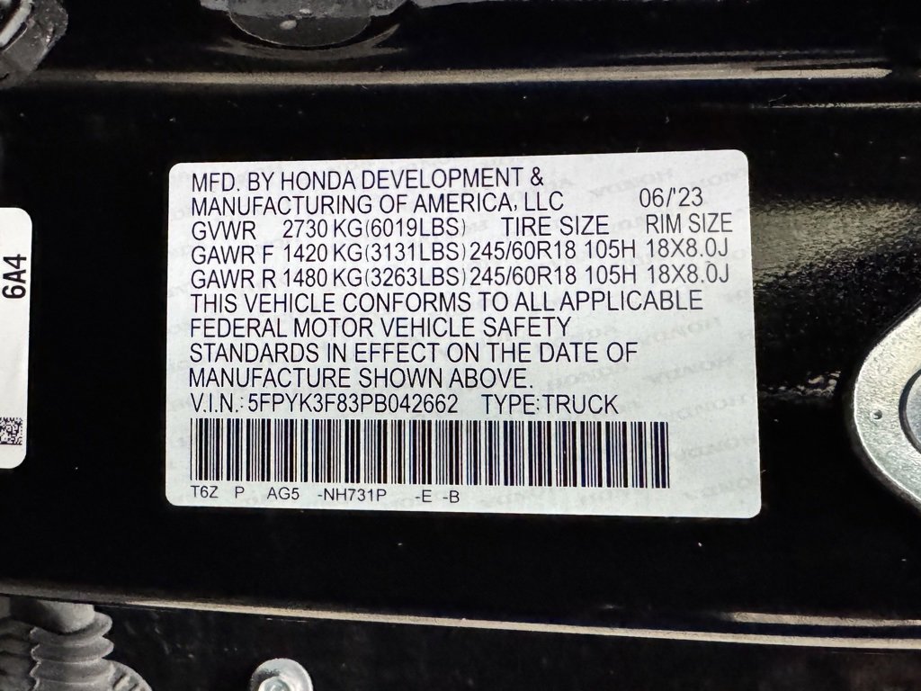 Used 2023 Honda Ridgeline Black Edition image 11