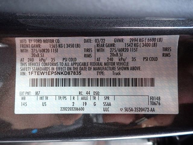 Used 2022 Ford F150 XLT w/ Equipment Group 302A High image 13