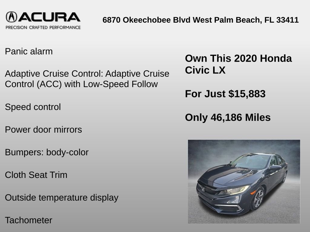 Used 2020 Honda Civic LX image 29