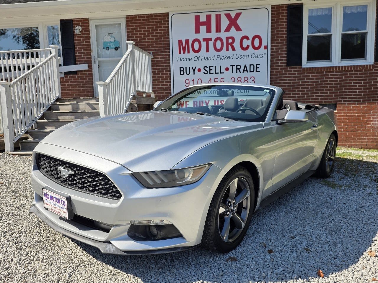Used 2015 Ford Mustang Convertible w/ Equipment Group 051A RWD image 1
