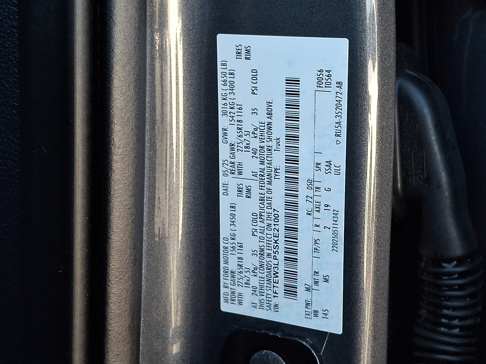 Used 2025 Ford F150 XLT w/ Equipment Group 301A Standard AWD/4WD image 27