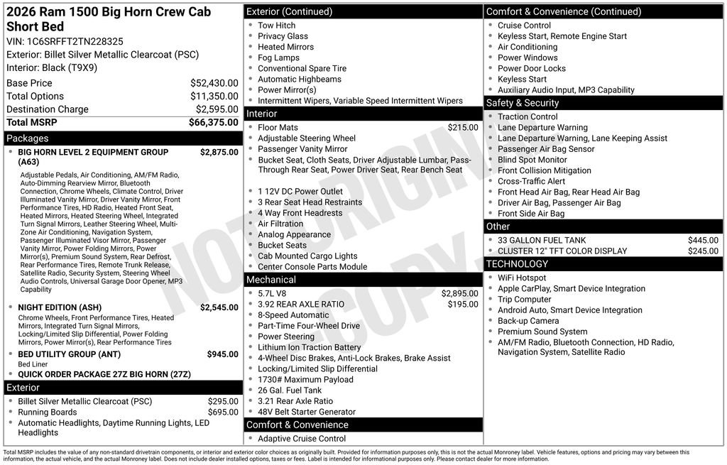 New 2026 RAM 1500 Big Horn image 38