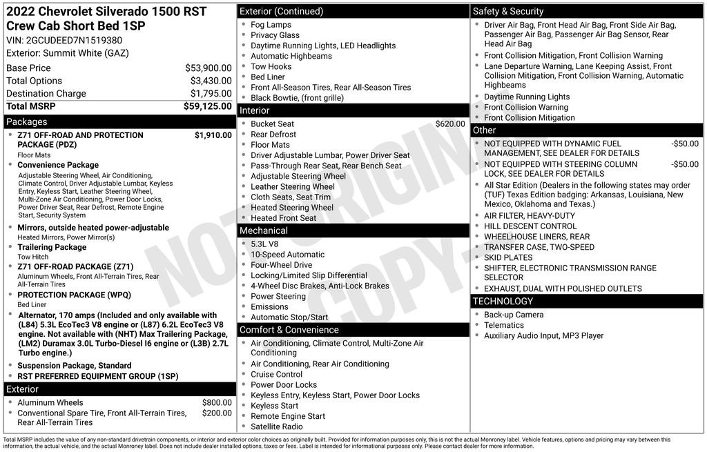 Used 2022 Chevrolet Silverado 1500 RST image 52