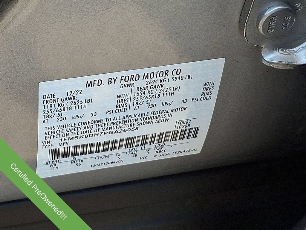Used 2023 Ford Explorer XLT w/ Equipment Group 202A AWD/4WD image 26