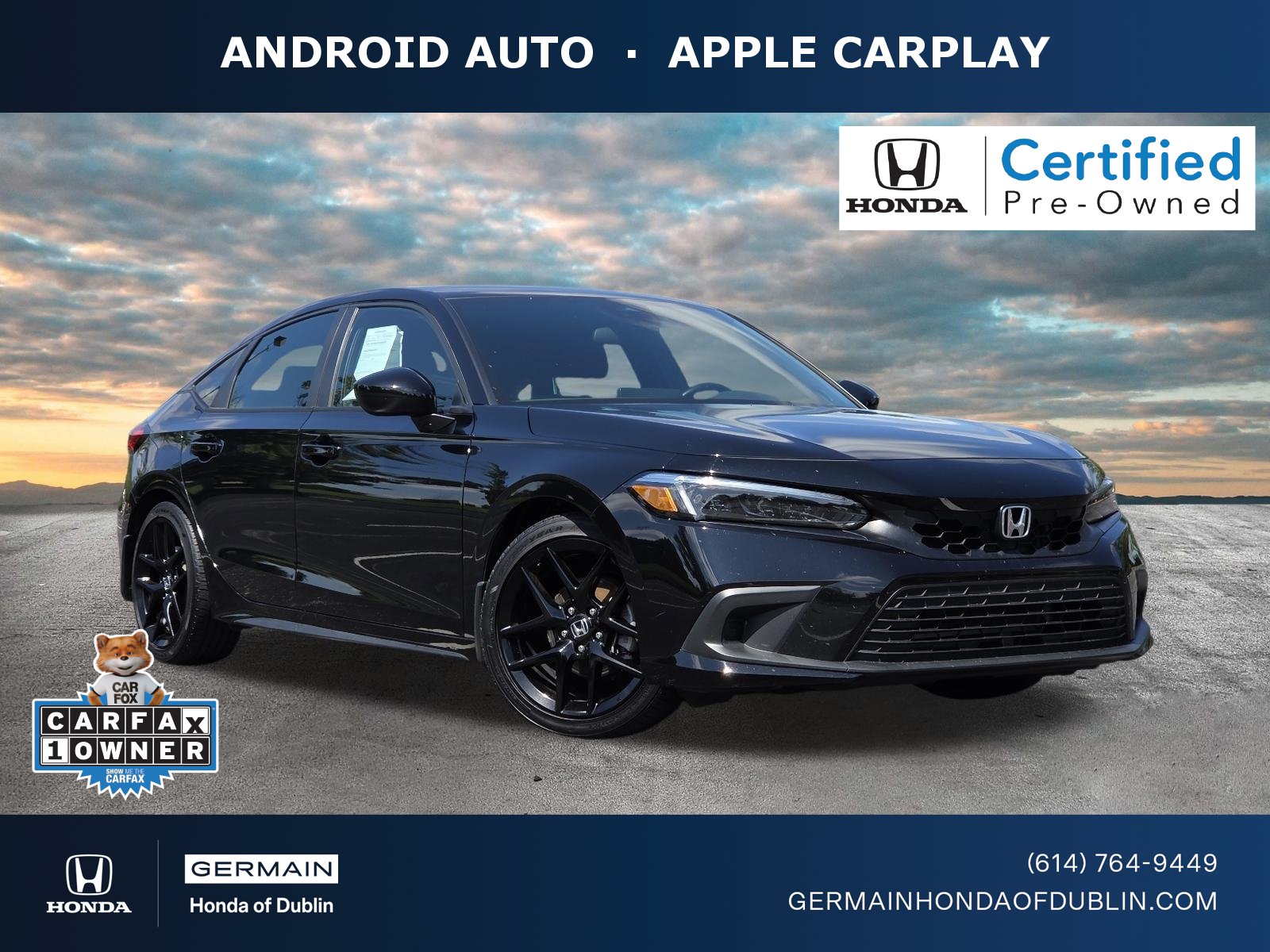 Certified 2024 Honda Civic Sport