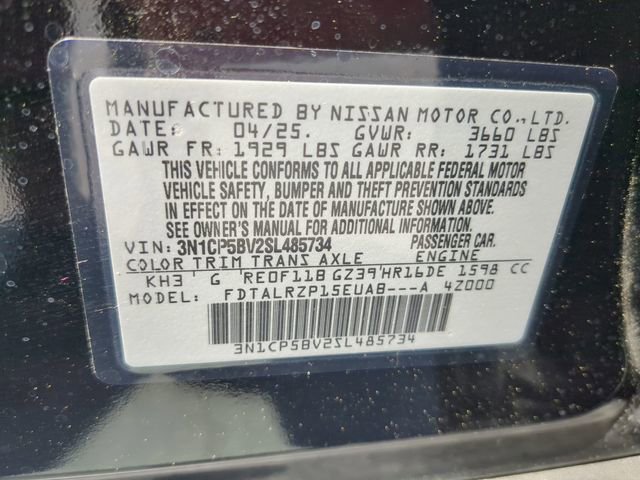 Certified 2025 Nissan Kicks Play S FWD image 33
