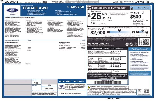 Used 2025 Ford Escape ST-Line Select w/ Tech Pack #2 AWD/4WD image 30