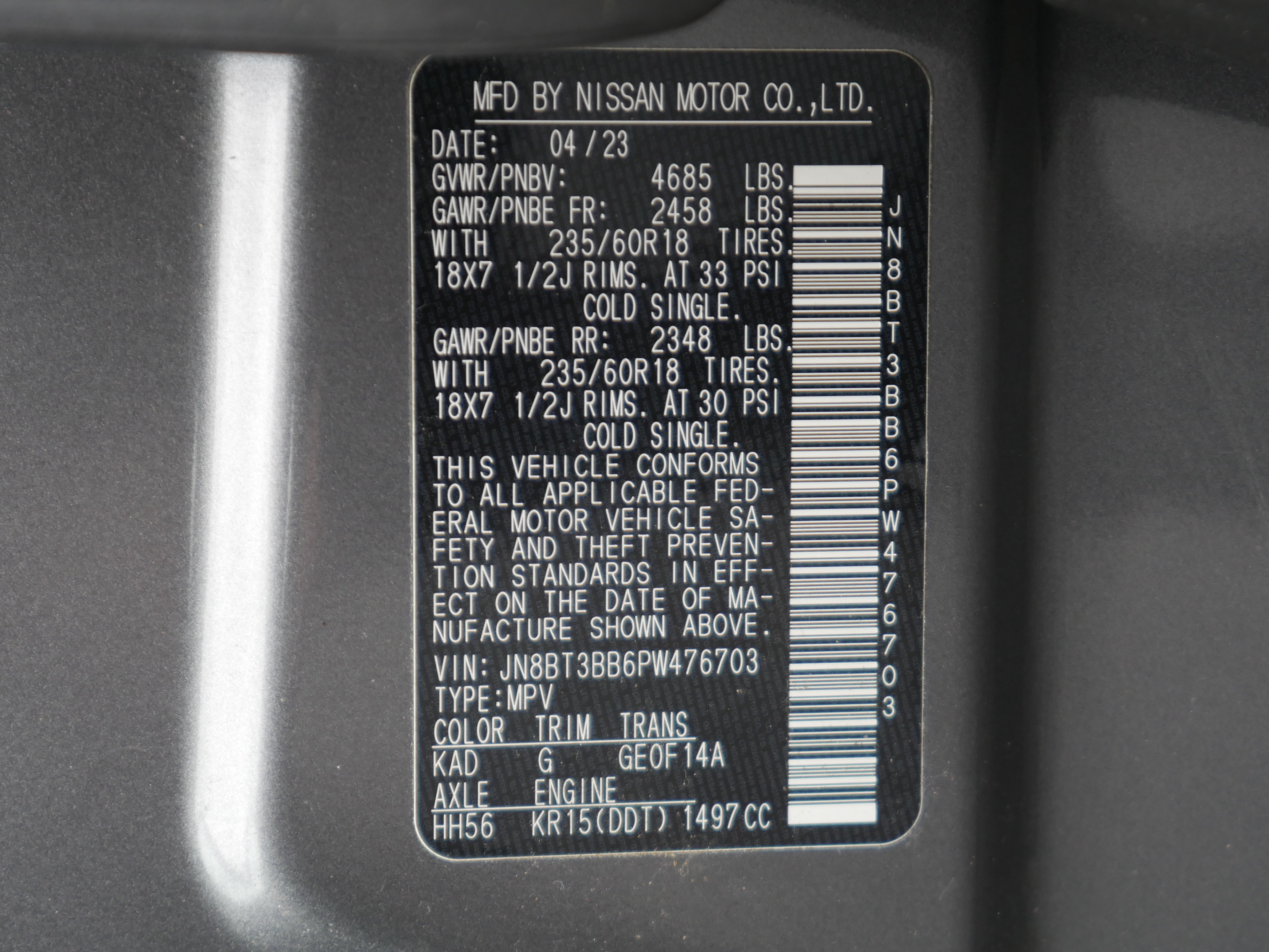 Used 2023 Nissan Rogue SV AWD/4WD image 32
