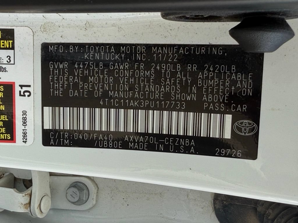 Used 2023 Toyota Camry LE FWD image 35