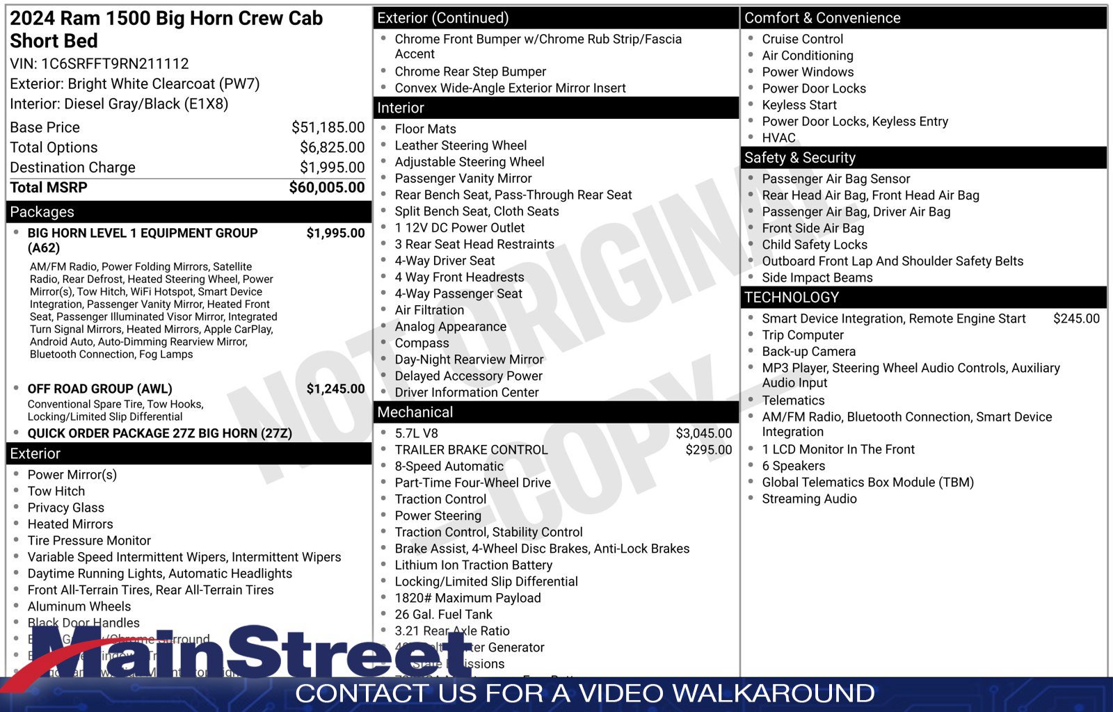 Used 2024 RAM 1500 Big Horn AWD/4WD image 34