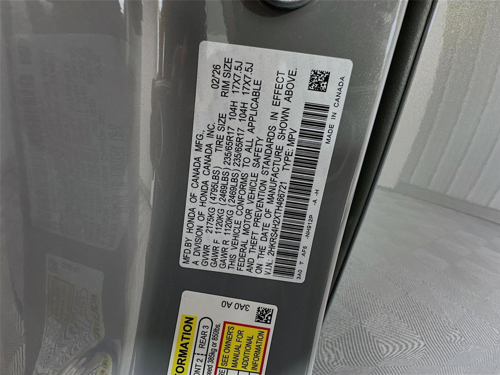 New 2026 Honda CR-V LX image 29