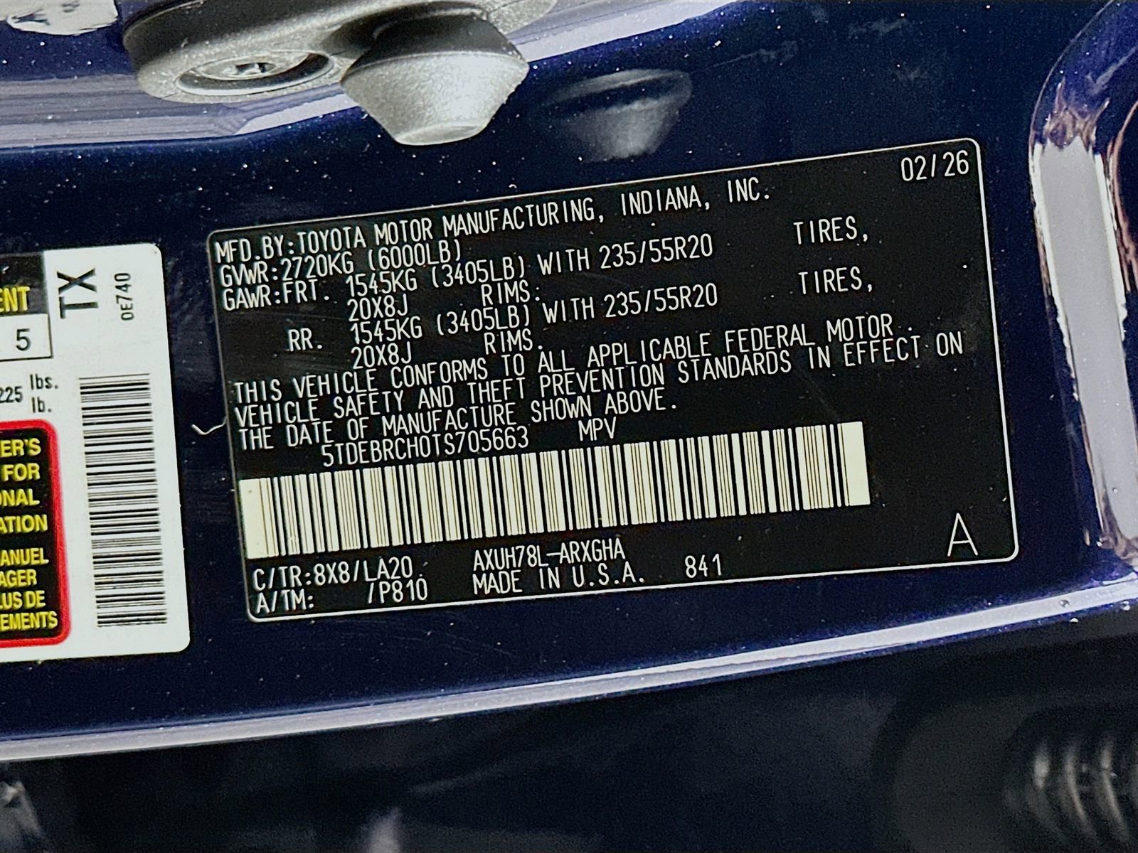 New 2026 Toyota Highlander Platinum image 35