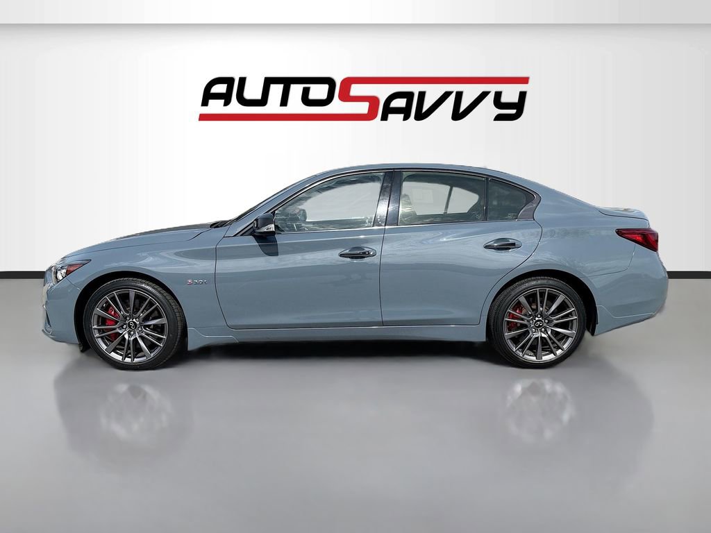 Used 2022 INFINITI Q50 Red Sport 400 w/ Carbon Fiber Package image 4