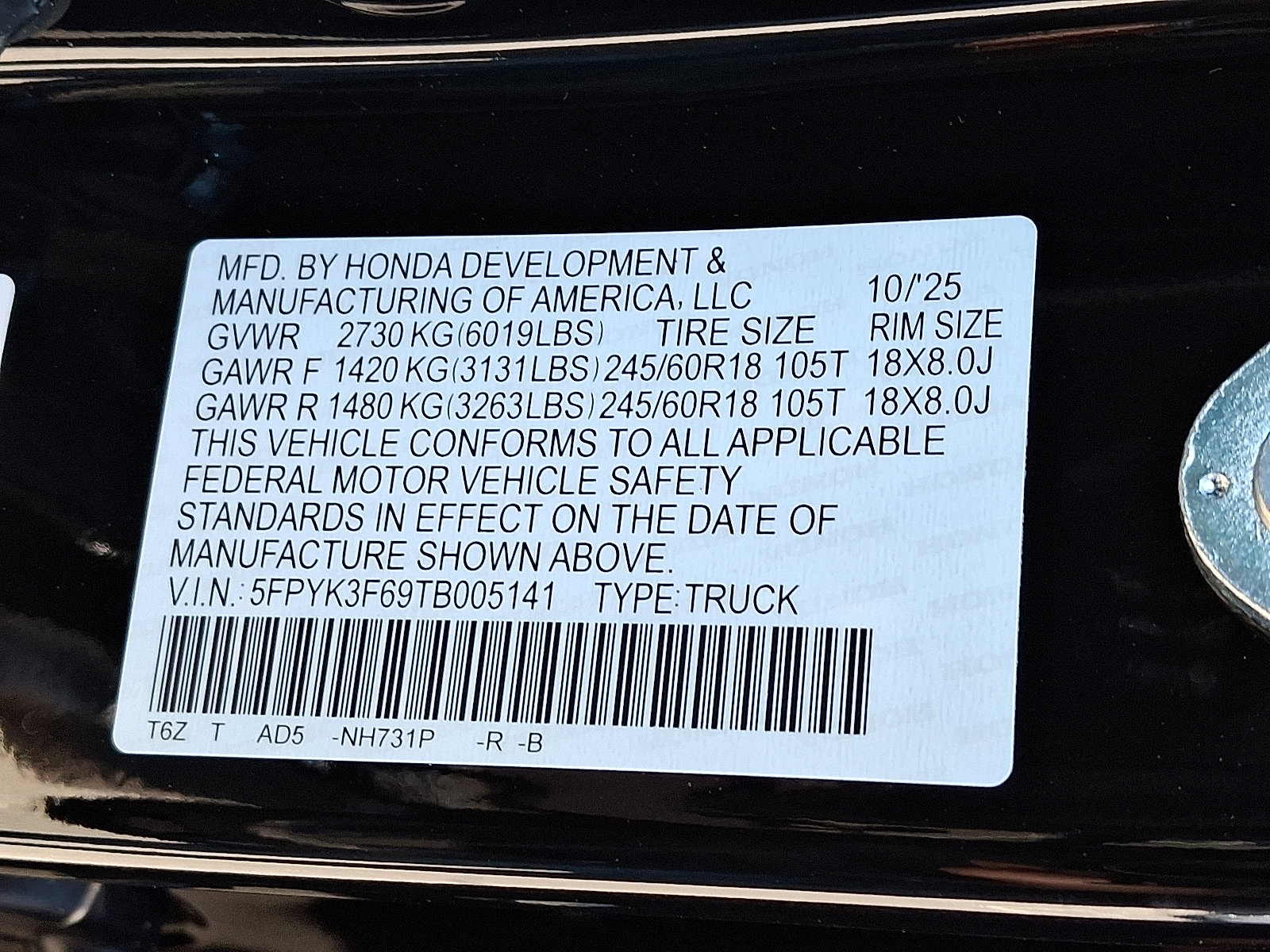 New 2026 Honda Ridgeline TrailSport image 10