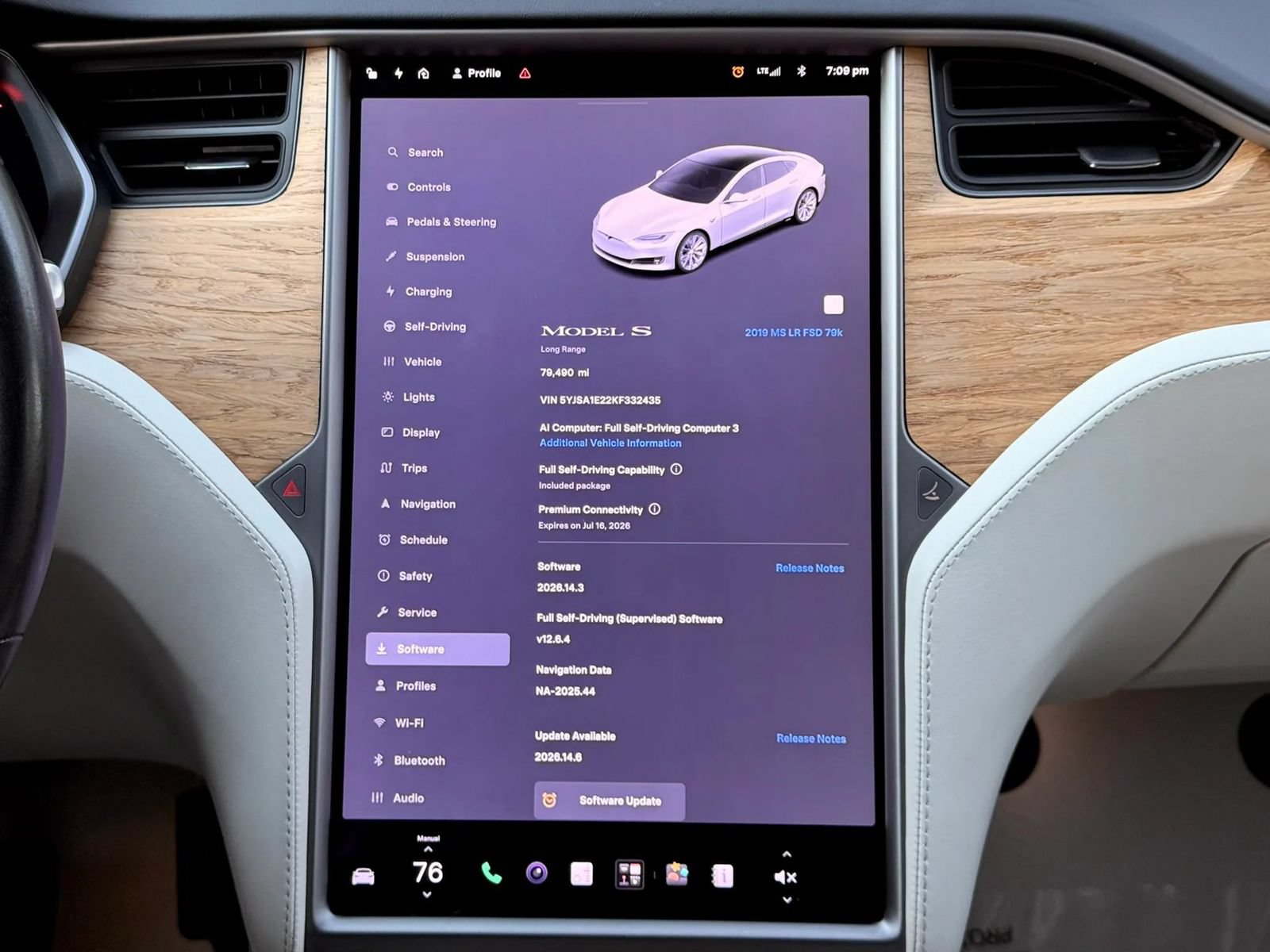 Used 2019 Tesla Model S 75D AWD/4WD image 13