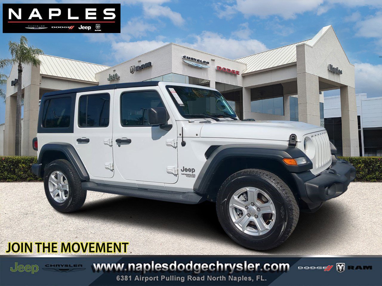 Used 2020 Jeep Wrangler Unlimited Sport S image 1
