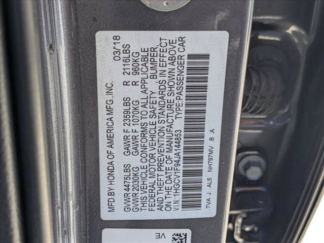 Used 2018 Honda Accord Touring image 26