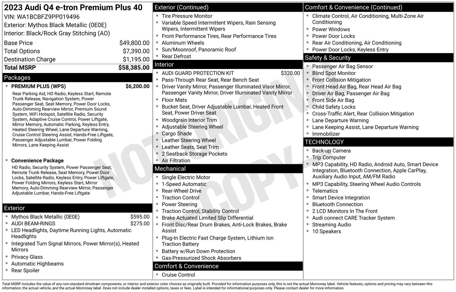 Certified 2023 Audi Q4 e-tron Premium Plus w/ Premium Plus RWD image 31