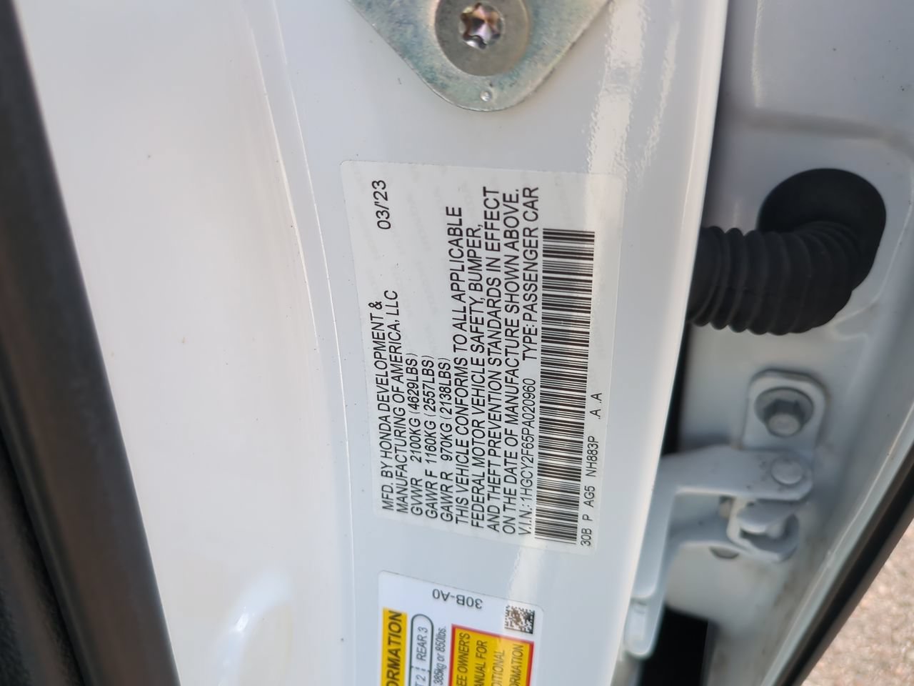 Certified 2023 Honda Accord EX-L image 24