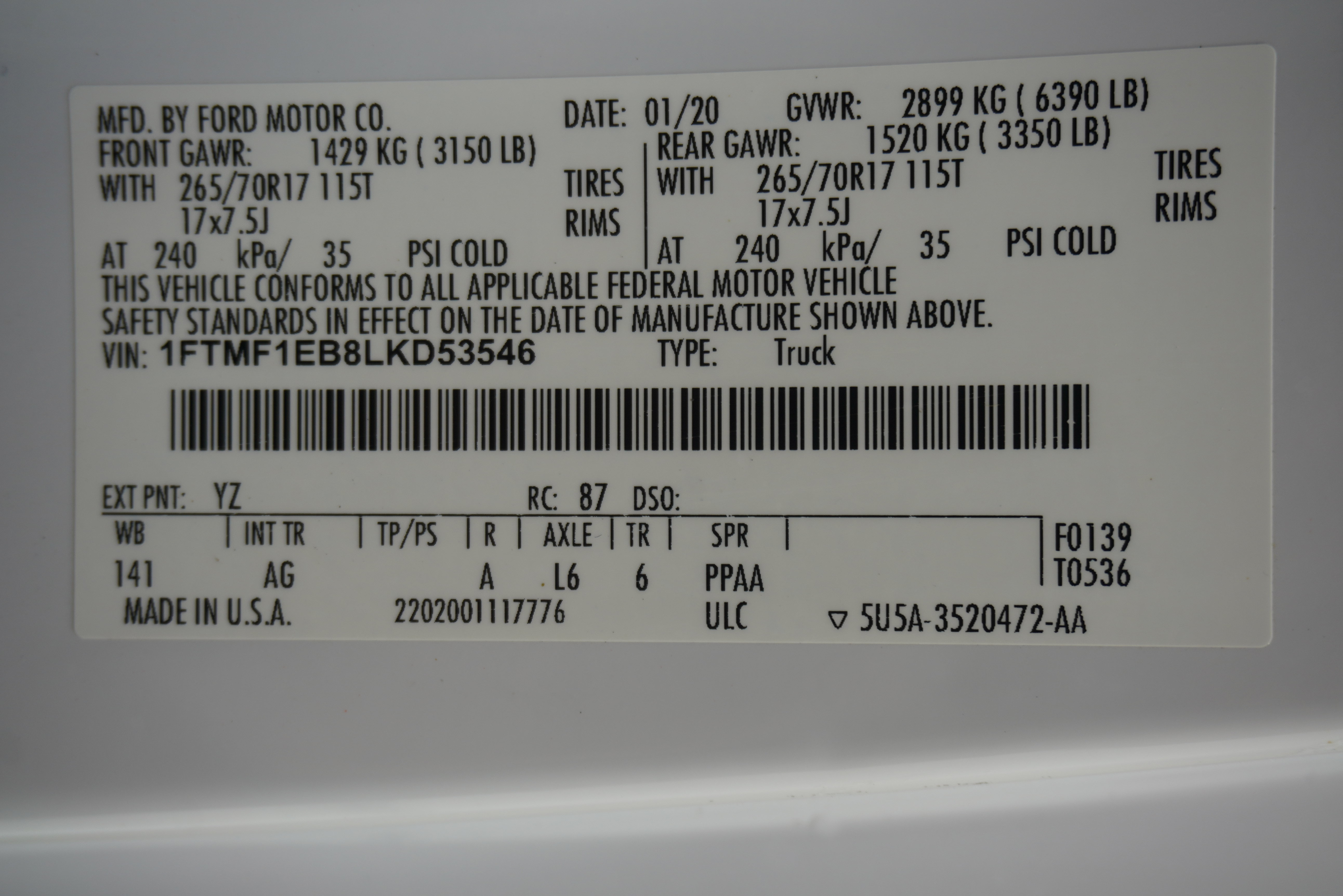 Used 2020 Ford F150 XL w/ Trailer Tow Package AWD/4WD image 28