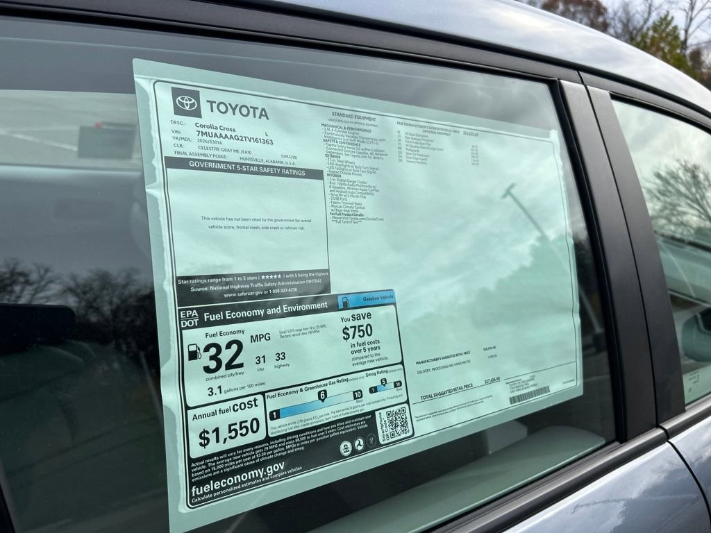 New 2026 Toyota Corolla Cross L image 30