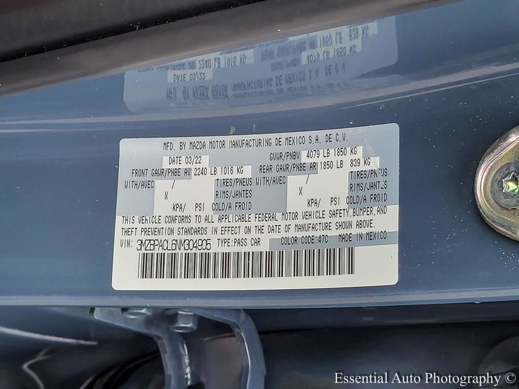 Used 2022 MAZDA MAZDA3 s FWD image 34